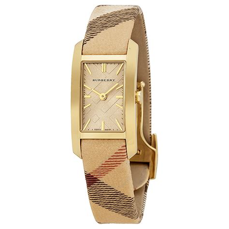 burberry women's watch gold|Burberry pioneer gold dial.